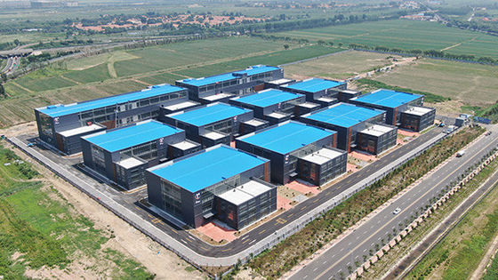 อุตสาหกรรม Prefab Steel Structure Workshop โครงการก่อสร้างอาคารหิน