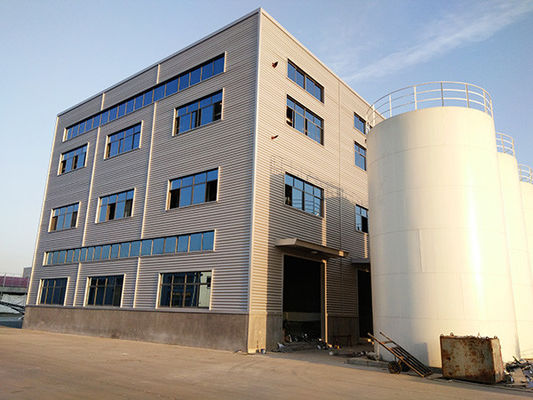 โครงสร้างเหล็ก Prefabricated Q355B ที่สามารถปรับแต่งได้